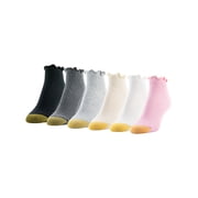 Edition Women's Lettuce Edge Rib Quarter Socks Assorted, 6 Pairs, Size 6-9