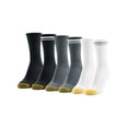 thumbnail image 1 of GoldToe Edition Women's Striped Half Cushion Short Crew Socks Assorted, 6 Pairs, Size 6-9, 1 of 10