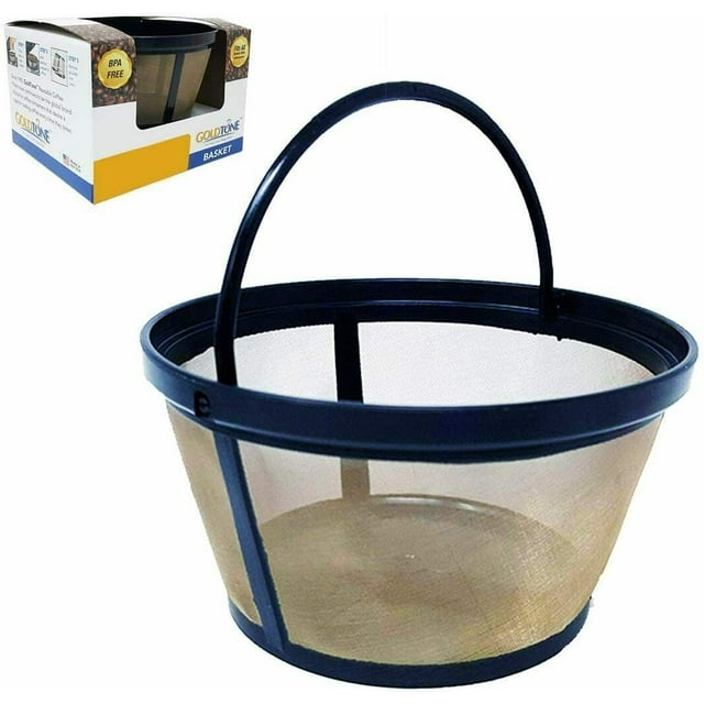 GoldTone Reusable 812 Cup Basket Style Coffee Filter, BPA Free