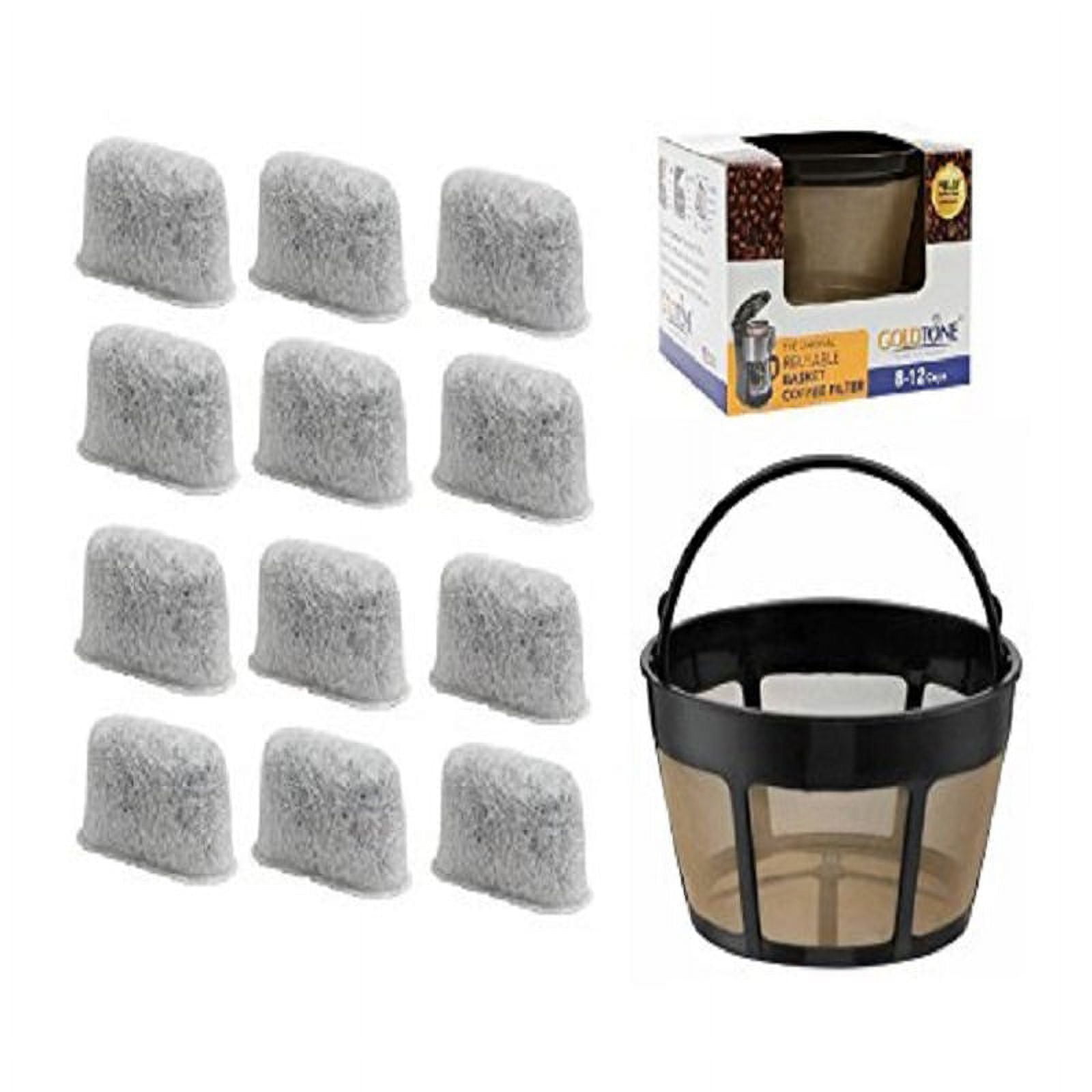 GoldTone Brand 8-12 Cup Basket Coffee Filter and Set of 12