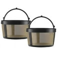 GoldTone Reusable 4 Cup Mr. Coffee Filter, BasketStyle with Mesh Bottom, DishwasherSafe