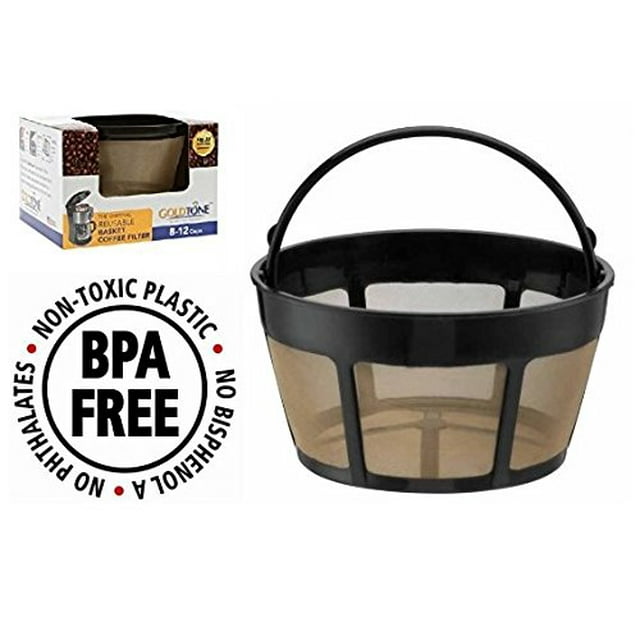 GoldTone Reusable Basket Coffee Filter, 812 Cup, Fits Hamilton Beach