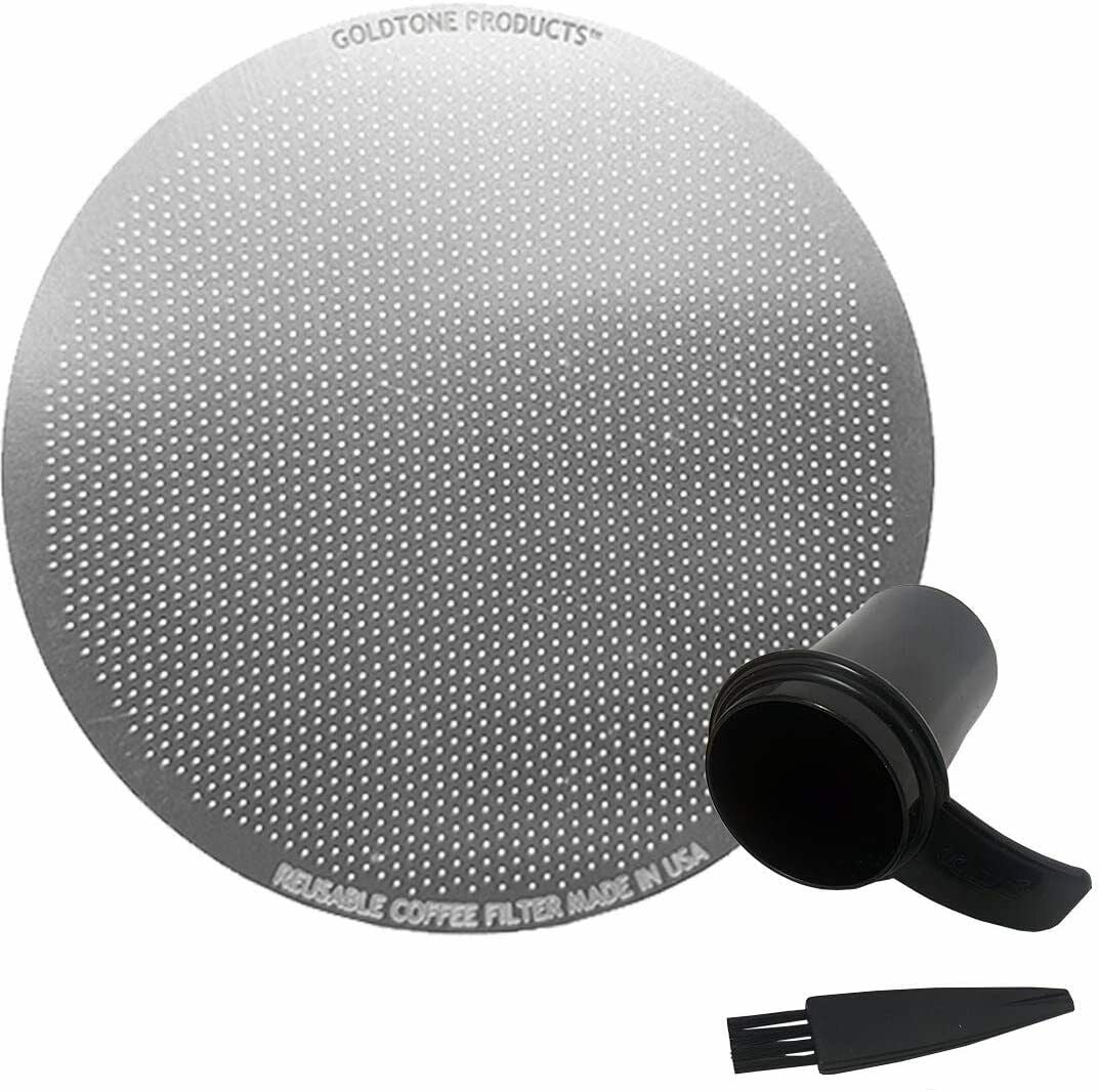 GoldTone Stainless Steel Reusable Disk Coffee Filter Aeropress Coffee