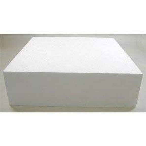Golda's Kitchen Square Cake Dummy - 8"  3"H