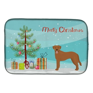 Goldador Christmas Tree Dish Drying Mat