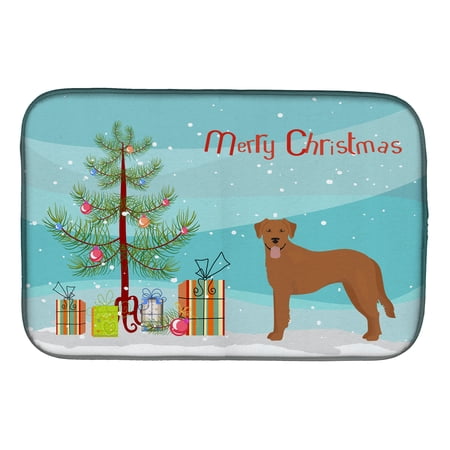 Goldador Christmas Tree Dish Drying Mat
