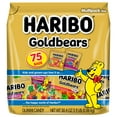 thumbnail image 1 of HARIBO Goldbears & Wild Berry Goldbears Gummy Candy, 30oz, 75ct Minis Bag, 1 of 6