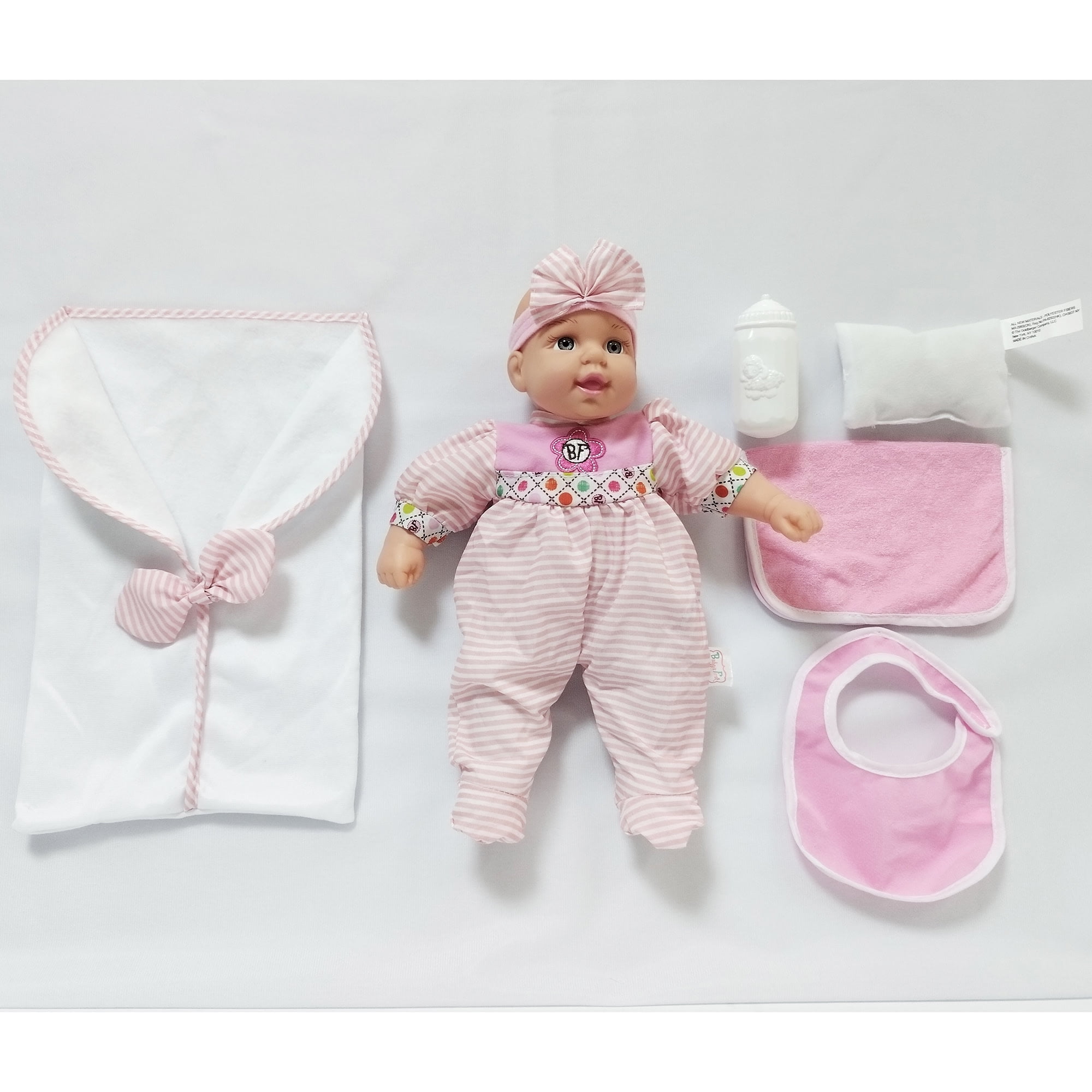 Baby's First Soft & Cuddly Sleep, Snuggle & Lullaby Baby 6 Piece