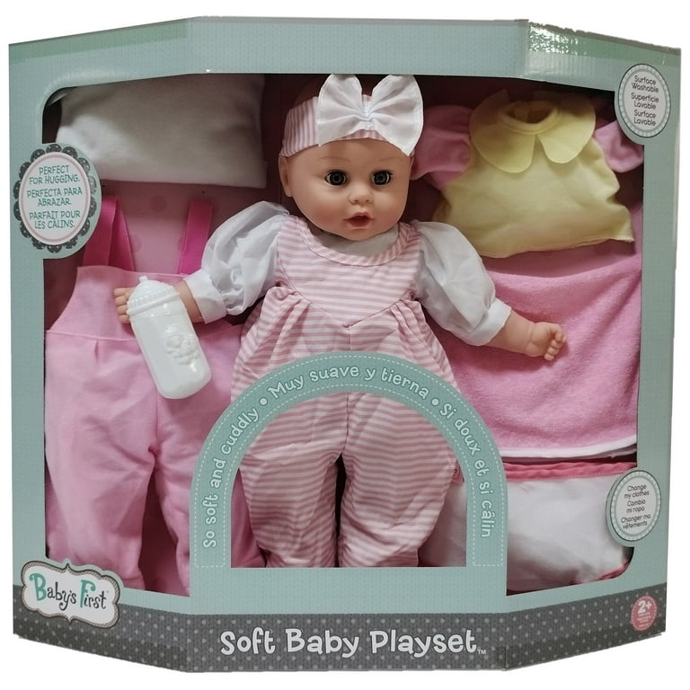Goldberger Baby's First 16 Soft Baby Doll Playset