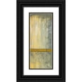 thumbnail image 1 of Goldberger, Jennifer 10x18 Black Ornate Wood Framed with Double Matting Museum Art Print Titled - Circles Repeat I, 1 of 4