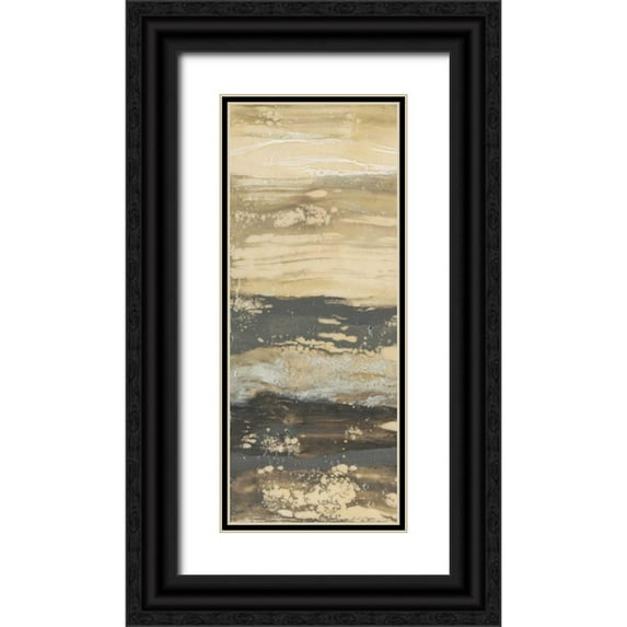 Goldberger, Jennifer 10x18 Black Ornate Wood Framed with Double Matting Museum Art Print Titled - Terre Umber I