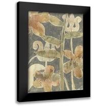 Goldberger, Jennifer 11x14 Black Modern Framed Museum Art Print Titled - Rainforest Fresco II