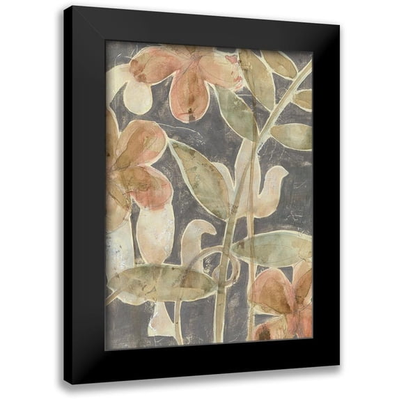 Goldberger, Jennifer 11x14 Black Modern Framed Museum Art Print Titled - Rainforest Fresco I