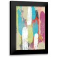 thumbnail image 1 of Goldberger, Jennifer 11x14 Black Modern Framed Museum Art Print Titled - Swatch Layers I, 1 of 5