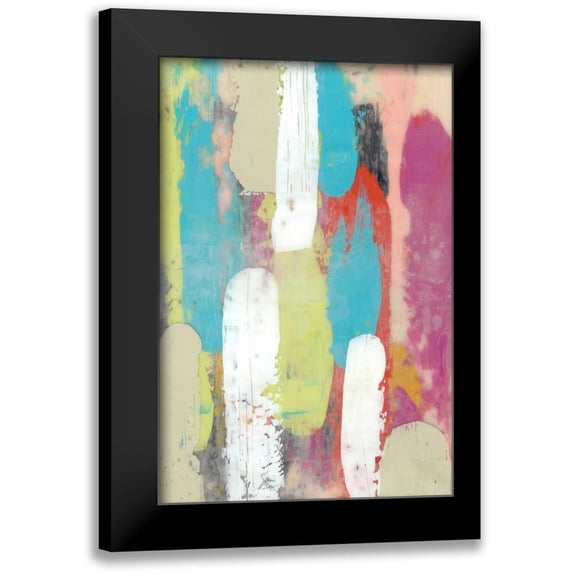 Goldberger, Jennifer 11x14 Black Modern Framed Museum Art Print Titled - Swatch Layers I