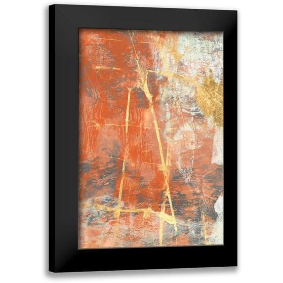 Goldberger, Jennifer 11x14 Black Modern Framed Museum Art Print Titled - Terre Cotta Lace II