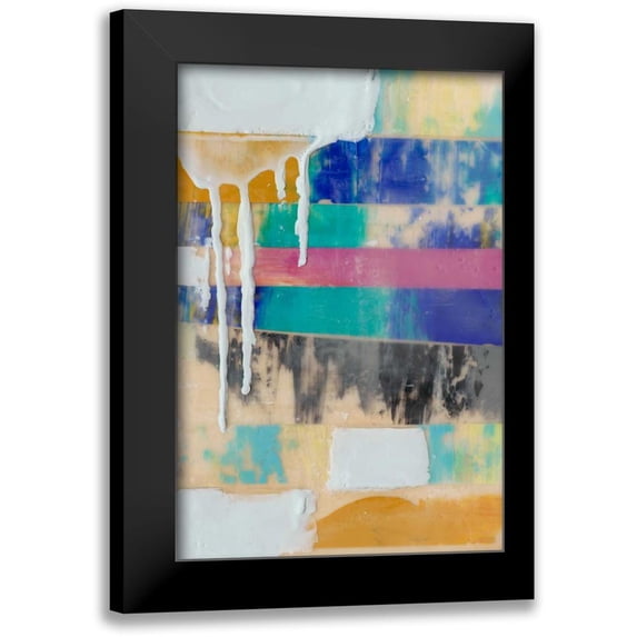 Goldberger, Jennifer 11x14 Black Modern Framed Museum Art Print Titled - Vibrant Layers I