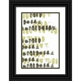 thumbnail image 1 of Goldberger, Jennifer 11x14 Black Ornate Wood Framed with Double Matting Museum Art Print Titled - Connect the Dashes Neutral II, 1 of 4