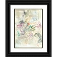 thumbnail image 1 of Goldberger, Jennifer 11x14 Black Ornate Wood Framed with Double Matting Museum Art Print Titled - Whimsy Bouquet I, 1 of 4