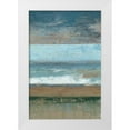 thumbnail image 1 of Goldberger, Jennifer 11x14 White Modern Wood Framed Museum Art Print Titled - Coastal Abstract I, 1 of 4