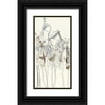 thumbnail image 1 of Goldberger, Jennifer 11x18 Black Ornate Wood Framed with Double Matting Museum Art Print Titled - Neutral Spray II, 1 of 4