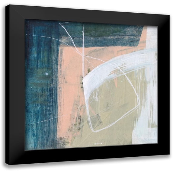 Goldberger, Jennifer 12x12 Black Modern Framed Museum Art Print Titled - Bubblegum Pop VI