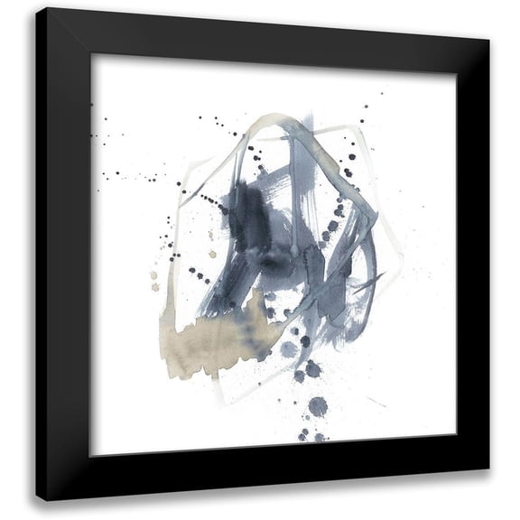 Goldberger, Jennifer 12x12 Black Modern Framed Museum Art Print Titled - Off Center I