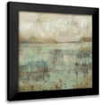 thumbnail image 1 of Goldberger, Jennifer 12x12 Black Modern Framed Museum Art Print Titled - Pastels and Rust II, 1 of 5