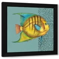 thumbnail image 1 of Jennifer Goldberger 12x12 Black Modern Wood Framed Wall Art Titled - Small Tropical Fantasy I, 1 of 6