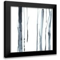 thumbnail image 1 of Goldberger, Jennifer 12x12 Black Modern Framed Museum Art Print Titled - Snow Line VIII, 1 of 5