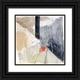 thumbnail image 1 of Goldberger, Jennifer 12x12 Black Ornate Wood Framed with Double Matting Museum Art Print Titled - Abstract Coordinates VI, 1 of 4