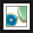 thumbnail image 1 of Goldberger, Jennifer 12x12 Black Ornate Wood Framed with Double Matting Museum Art Print Titled - Gem Stones III, 1 of 4