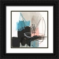thumbnail image 1 of Goldberger, Jennifer 12x12 Black Ornate Wood Framed with Double Matting Museum Art Print Titled - Linear Instinct I, 1 of 4