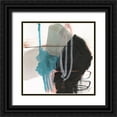 thumbnail image 1 of Goldberger, Jennifer 12x12 Black Ornate Wood Framed with Double Matting Museum Art Print Titled - Linear Instinct VI, 1 of 4