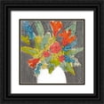 thumbnail image 1 of Goldberger, Jennifer 12x12 Black Ornate Wood Framed with Double Matting Museum Art Print Titled - Susans Garden I, 1 of 4