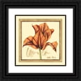 thumbnail image 1 of Goldberger, Jennifer 12x12 Black Ornate Wood Framed with Double Matting Museum Art Print Titled - Tulip Study IV, 1 of 4