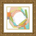 thumbnail image 1 of Goldberger, Jennifer 12x12 Gold Ornate Wood Framed with Double Matting Museum Art Print Titled - Candy Whorl I, 1 of 4