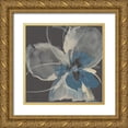 thumbnail image 1 of Goldberger, Jennifer 12x12 Gold Ornate Wood Framed with Double Matting Museum Art Print Titled - Expressive Petals I, 1 of 4