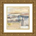 thumbnail image 1 of Goldberger, Jennifer 12x12 Gold Ornate Wood Framed with Double Matting Museum Art Print Titled - Pastel Earth II, 1 of 4