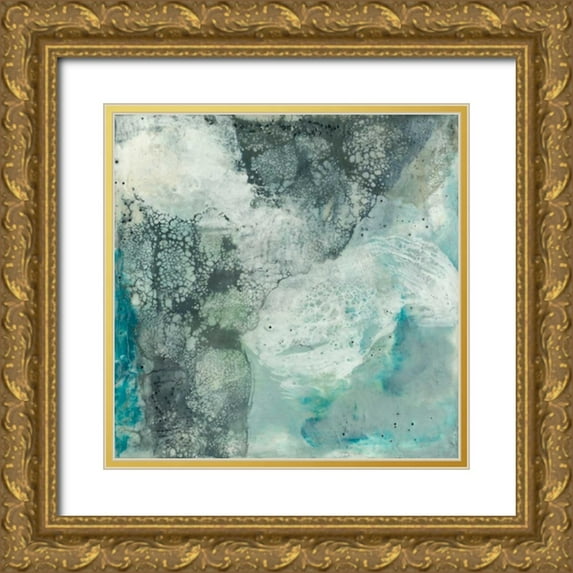 Goldberger, Jennifer 12x12 Gold Ornate Wood Framed with Double Matting Museum Art Print Titled - Sea Lace II