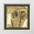thumbnail image 1 of Goldberger, Jennifer 12x12 White Modern Wood Framed Museum Art Print Titled - Antique Capitals II, 1 of 4