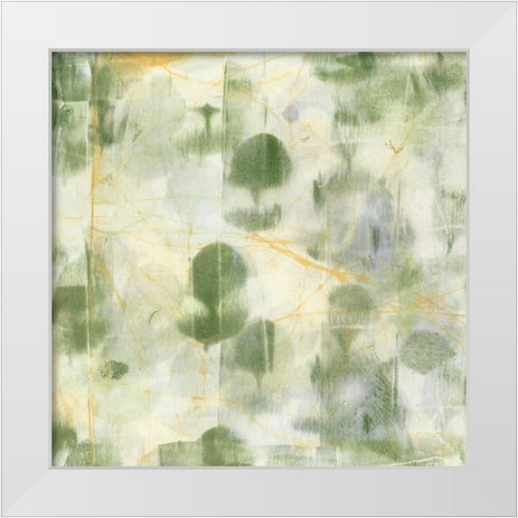 Goldberger, Jennifer 12x12 White Modern Wood Framed Museum Art Print Titled - Clover I