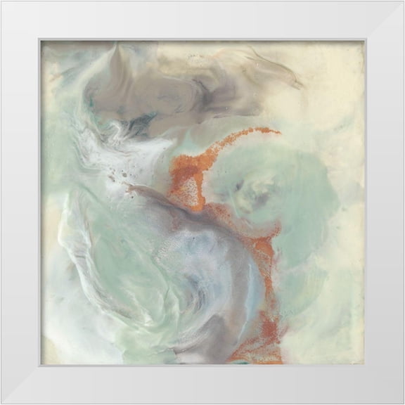 Goldberger, Jennifer 12x12 White Modern Wood Framed Museum Art Print Titled - Copper River II