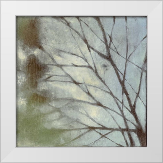 Goldberger, Jennifer 12x12 White Modern Wood Framed Museum Art Print Titled - Diffuse Branches I