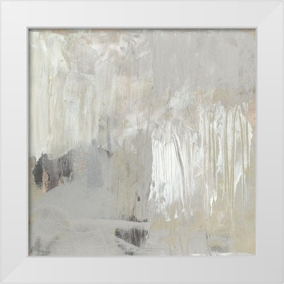 Goldberger, Jennifer 12x12 White Modern Wood Framed Museum Art Print Titled - Neutral Composition II