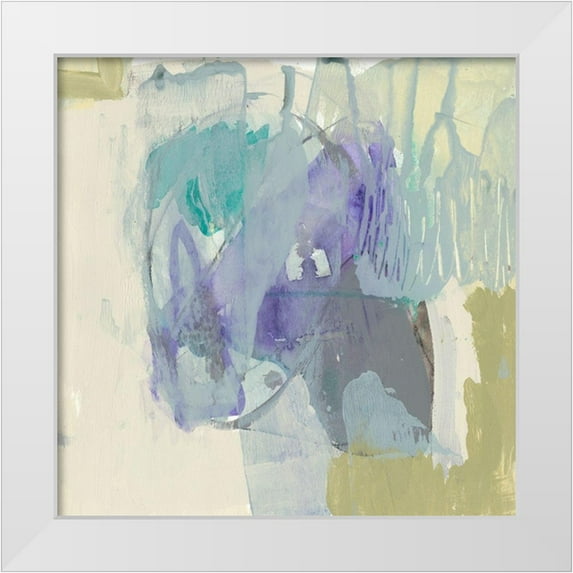 Goldberger, Jennifer 12x12 White Modern Wood Framed Museum Art Print Titled - Pastel Composition I