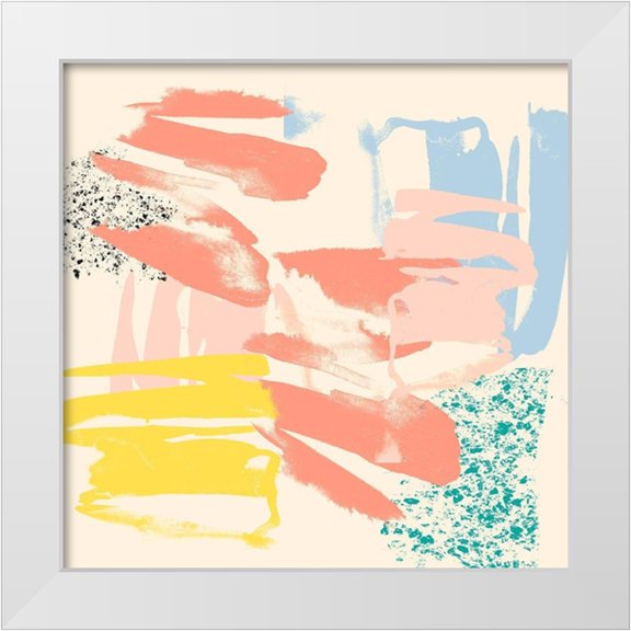 Goldberger, Jennifer 12x12 White Modern Wood Framed Museum Art Print Titled - Retro Op II