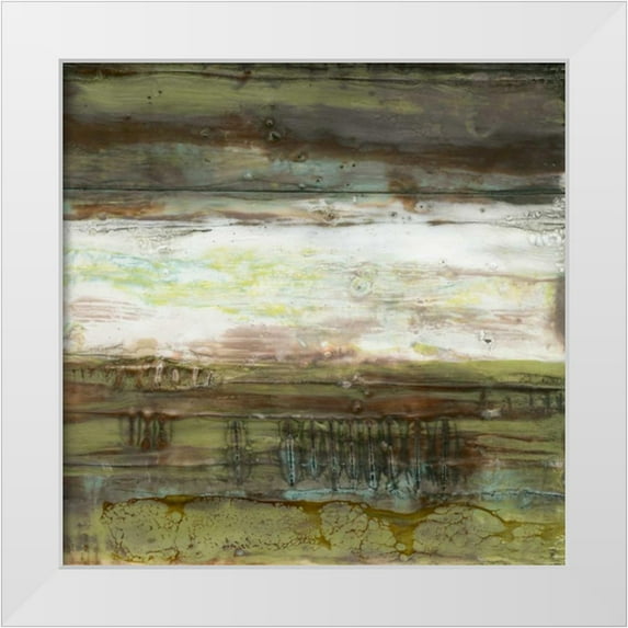 Goldberger, Jennifer 12x12 White Modern Wood Framed Museum Art Print Titled - Speckled Plane II