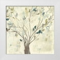 thumbnail image 1 of Goldberger, Jennifer 12x12 White Modern Wood Framed Museum Art Print Titled - Trees of Blue II, 1 of 4
