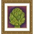 thumbnail image 1 of Goldberger, Jennifer 12x13 Gold Ornate Wood Framed with Double Matting Museum Art Print Titled - Artichoke, 1 of 4